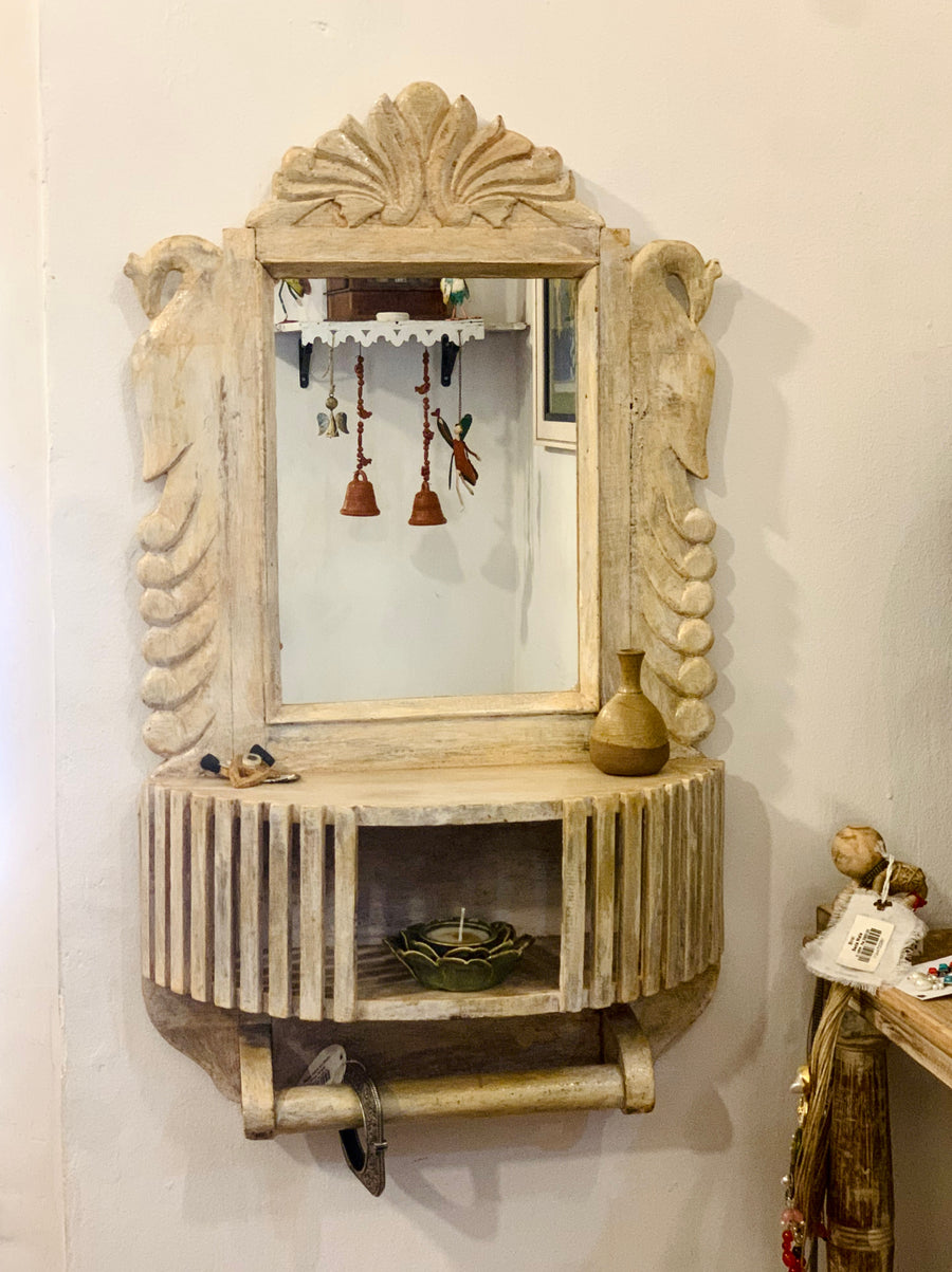 Small Mirror Beige