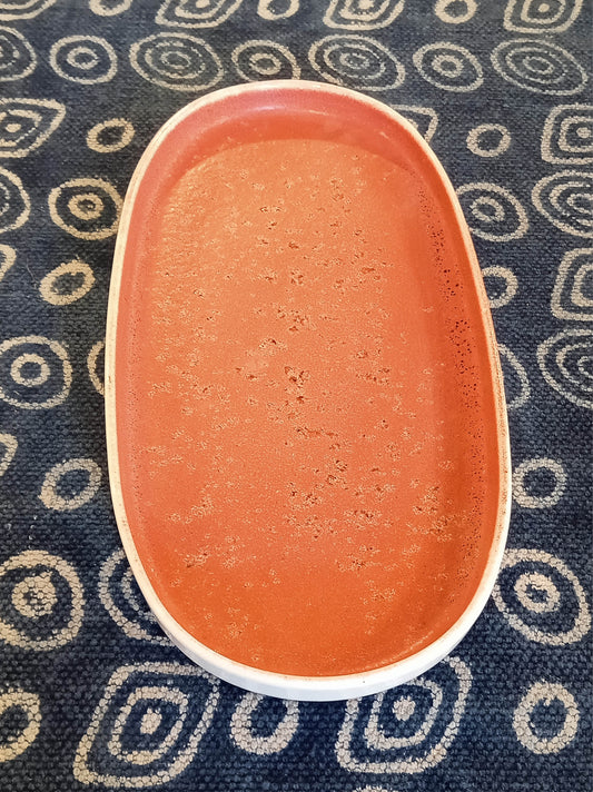 Brick Red Ceramic Platter