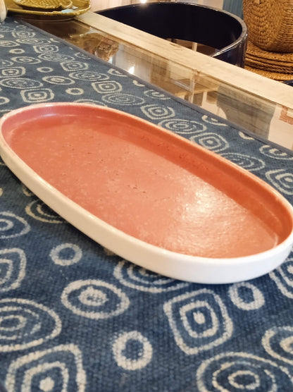 Brick Red Ceramic Platter