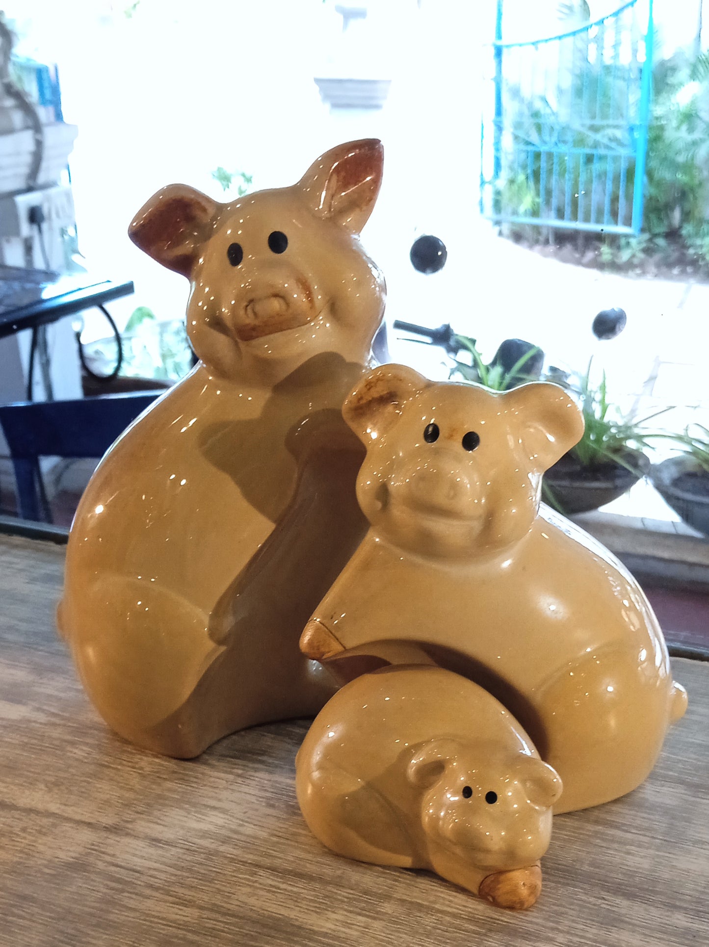 Ceramic Piggy Family Set