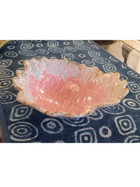 Rouge 8" Ceramic Leaf Serving Bowl