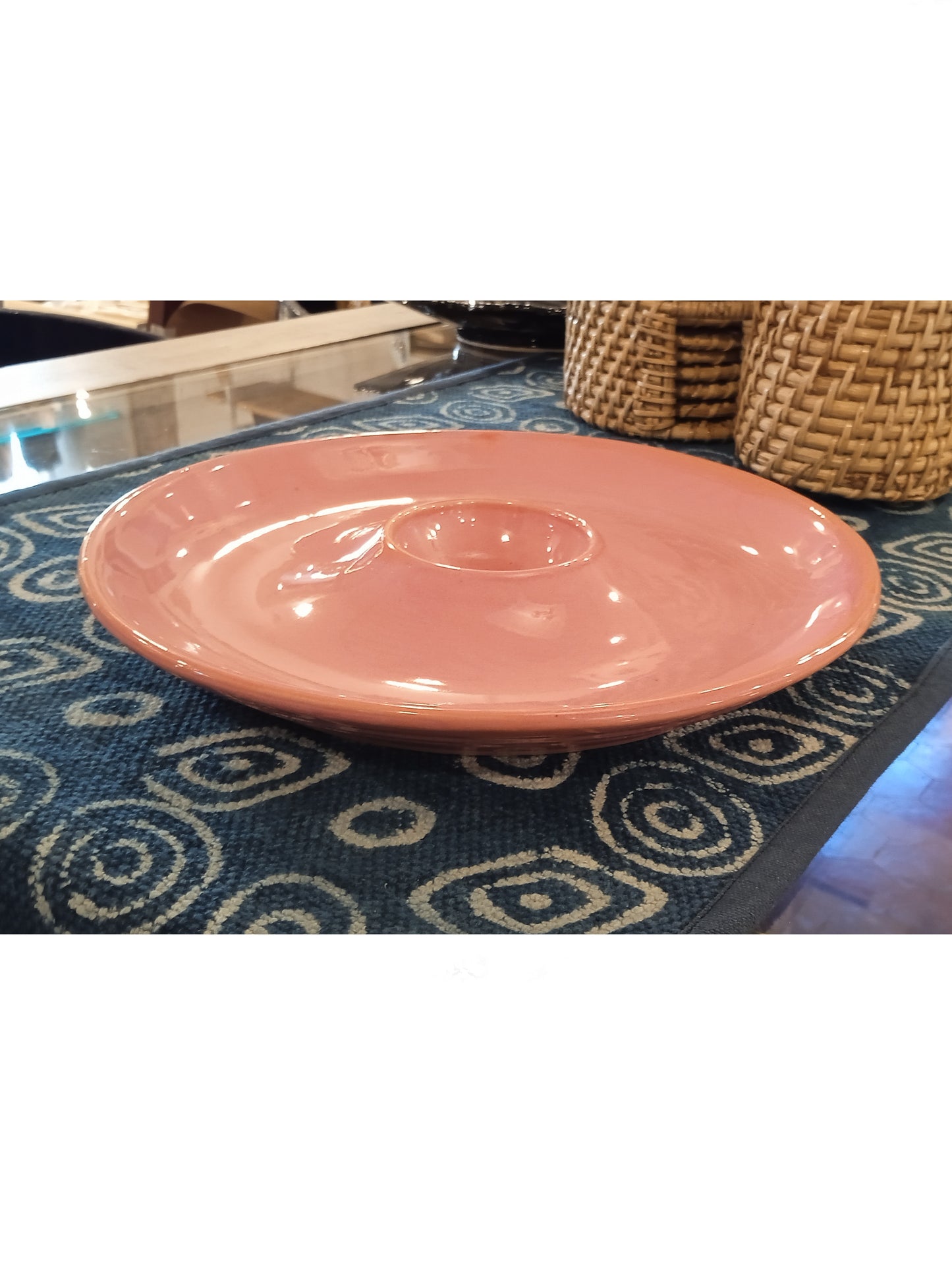 Miami Exclusive Ceramic Chip & Dip Platter