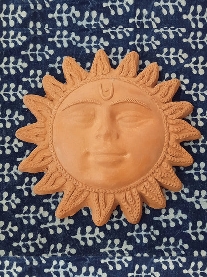 Siroi Terracotta Sun Wall Hanging