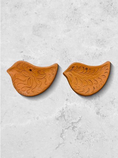 Terracotta Bird Wall Hanging
